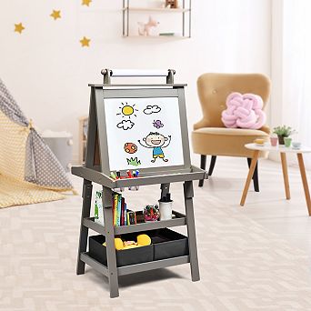3-in-1 Double-Sided Art Easel with Storage