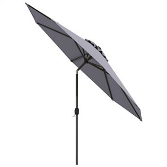 10 Feet Outdoor Patio Umbrella with Tilt Adjustment and Crank