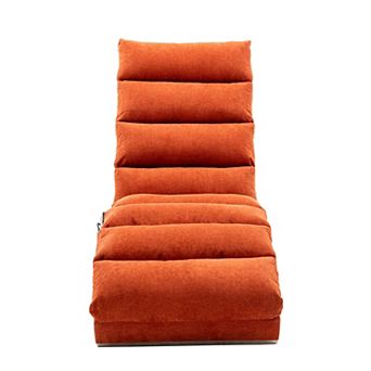 GOODSILO Luxury Upholstered Chaise Lounge Chair with Vibration Function for Ultimate Relaxation