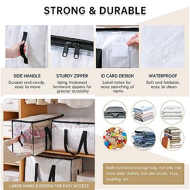 3 Pack Oversized Moving Bags Storage Bags Large Moving Boxes