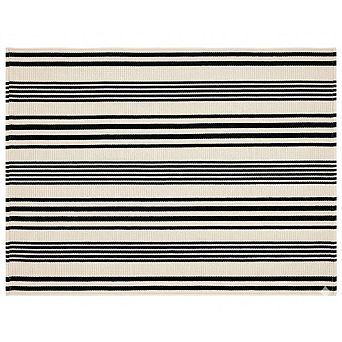 Black White Striped Washable Outdoor Rug Farmhouse Entryway Door Mat