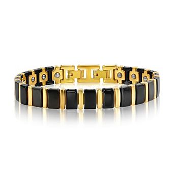 Men's Metallo Magnetic Link Tungsten Bracelet