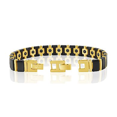 Men's Metallo Magnetic Link Tungsten Bracelet