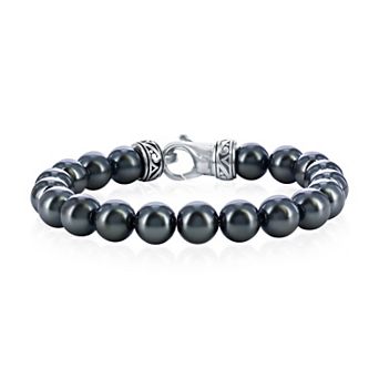 Men's Metallo Stainless Steel Bead Bracelet
