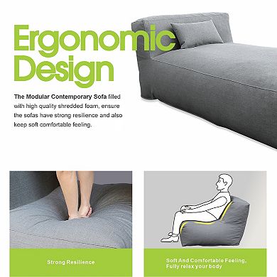 Evita 1.8m Outdoor Chaise, Waterproof Olefin Fabric with Removable Washable Cover