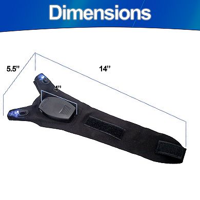 LED Finger Light Gloves - USB Rechargeable, Weatherproof & Breathable for Fishing & Mechanics