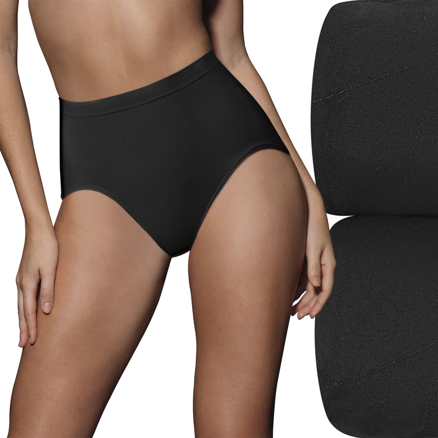 Bali Women's Seamless Underwear With Hook & Eye Closure - Hand Wash Only