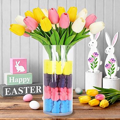 Easter Vase Filler Set, Bunny & Egg Decor, Spring Table Centerpieces