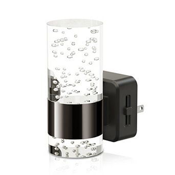 1W Plug in Bubble Acrylic LED Night Light, 5000K Cool White, 1 Pack