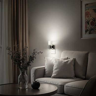 1W Plug in Bubble Acrylic LED Night Light, 5000K Cool White, 1 Pack