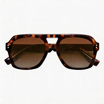Kaelin Home Retro Thick Polarized Aviator Sunglasses