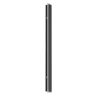 35.4 in Outdoor Linear Wall Light Black Hardwired 24W RGB Dimmable IP67 for Garage Patio