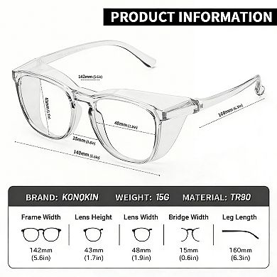 Kaelin Home Stylish Clear Glasses