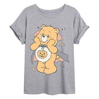 Juniors' Care Bears Trick-or-Sweet Bear Vampire Oversized Tee
