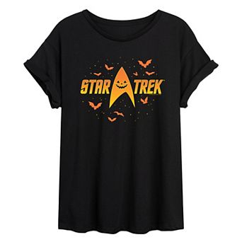 Juniors' Star Trek Halloween Oversized Tee