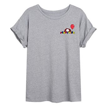 Juniors' IT Pennywise "I Could Just Eat You Up" Oversized Tee