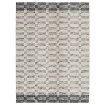 Luxe Weavers Checkered Geometric Area Rug