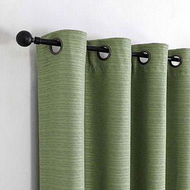 Kate Aurora 1 Piece Grace Hotel Room Darkening Grommet Top Window Curtain Panel