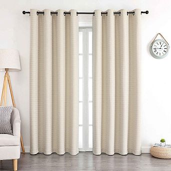 Kate Aurora 1 pc Grace Hotel Room Darkening Grommet Top Window Curtain Panel