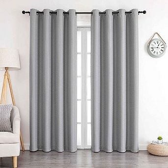 Kate Aurora 1 pc Grace Hotel Room Darkening Grommet Top Window Curtain Panel