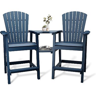 HDPE Frog Chair Series, Including Adirondack, Outdoor, Durable Patio Options