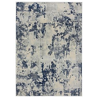 Luxe Weavers Modern Distressed Area Rug