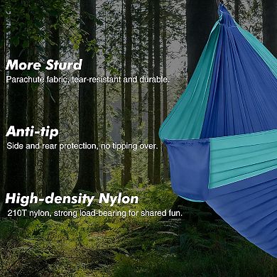 Camping Hammock, Portable Hammock with Tree Straps