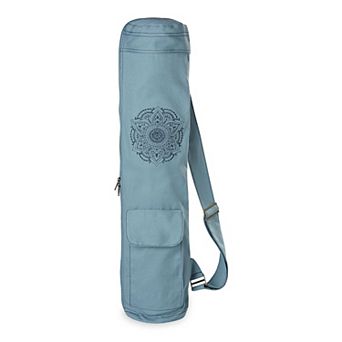 Yoga Mat Bag Full-Zip Adjustable Strap Cargo Pocket Phone Earbuds Slit