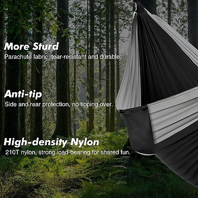 Camping Hammock, Portable Hammock with Tree Straps