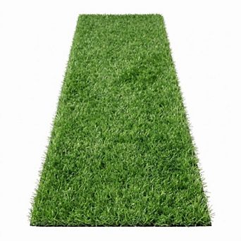 4 pc Artificial Grass Table Runner, 12"x36" for Spring Easter Football Themed Events Outdoor Party