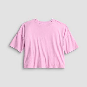 Girls 6-20 SO® Short Sleeve Boxy Tee in Regular & Plus Size