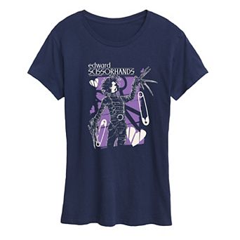Women's Edward Scissorhands Gothic Portrait Graphic Tee