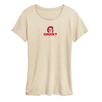 Women's Chucky Head Logo Graphic Tee