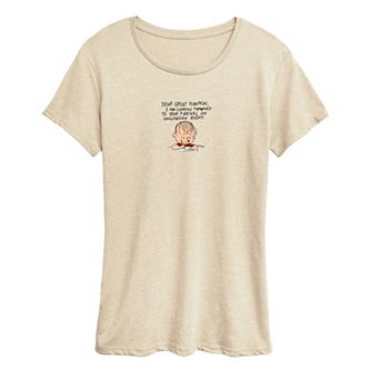 Women's Peanuts Linus & The Great Pumpkin Graphic Tee