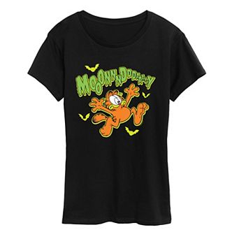 Women's Garfield Spooky Monday Graphic Tee