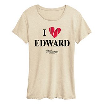 Women's Edward Scissorhands I Love Edward Graphic Tee