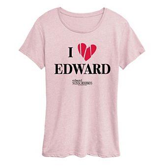 Women's Edward Scissorhands I Love Edward Graphic Tee