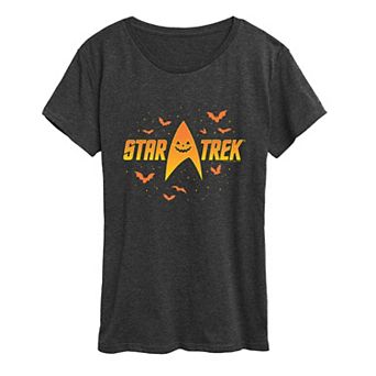 Women's Star Trek Halloween Logo Graphic Tee