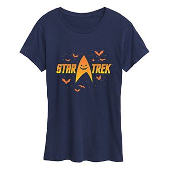 Women's Star Trek Halloween Logo Graphic Tee