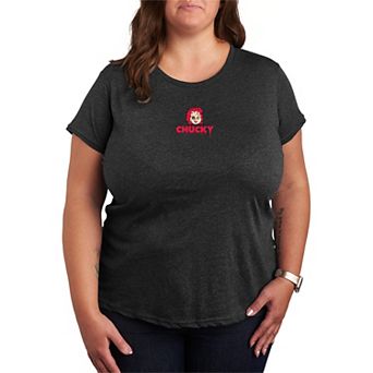 Plus Size Chucky Head Logo Graphic Tee