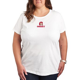 Plus Size Chucky Head Logo Graphic Tee