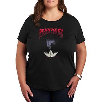 Plus Size IT Pennywise "You'll Float Too" Graphic Tee