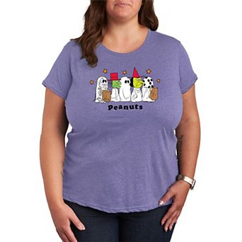 Plus Size Peanuts Halloween Trick-or-Treat Graphic Tee