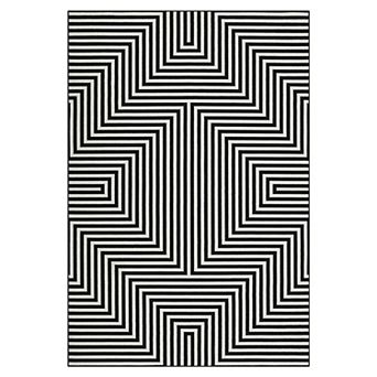 Fashionwu Geometric Abstract Rug for Living Room Washable Non Slip Carpet Indoor Soft Thin Mats