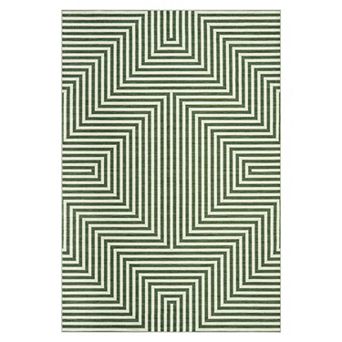Fashionwu Geometric Abstract Rug for Living Room Washable Non Slip Carpet Indoor Soft Thin Mats