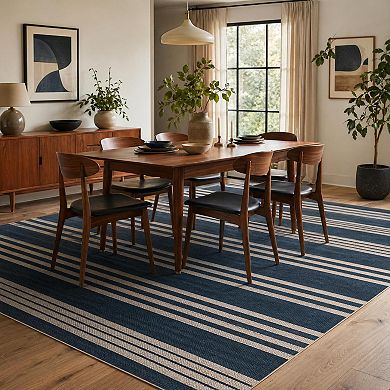 Fashionwu Modern Striped Washable Non Slip Carpet Soft Thin Matsfor Living Room Bedroom