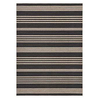 Fashionwu Modern Striped Washable Non Slip Carpet Soft Thin M