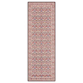 Vintage Boho Area Rug, Washable No Slip Stain Resistant Soft Carpet for Living Room Farmhouse