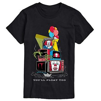 Big & Tall IT "You'll Float Too" Pennywise Graphic Tee