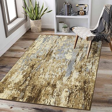 Polyester Velvet Towel Khaki Rectangular Hallway Bathroom Entryway Kitchen Office Foldable Ink